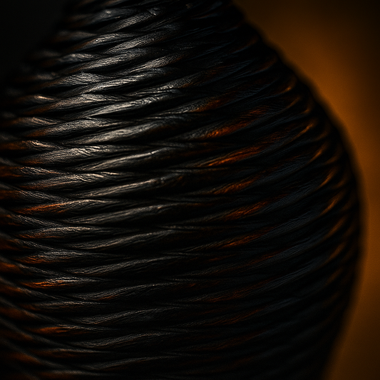 Sakura Obsidian Vase