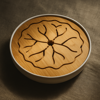 Lotus Flow Bamboo Table