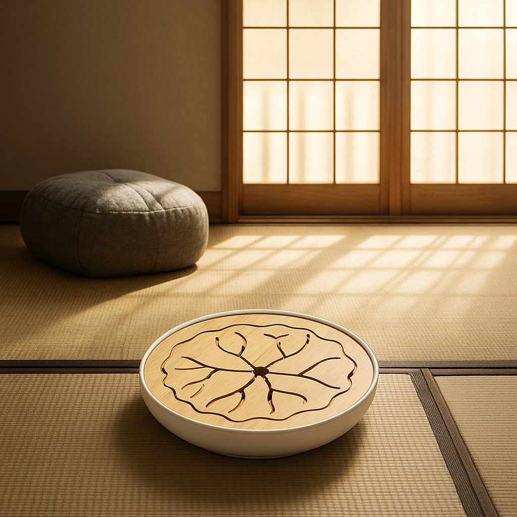 Lotus Flow Bamboo Table